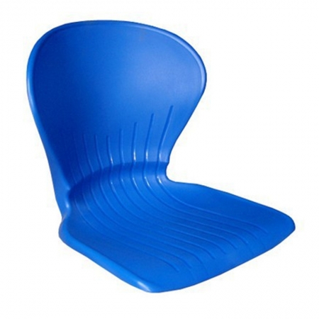 Stuhlform aus Kunststoff mit mattiertem Rattan-Design