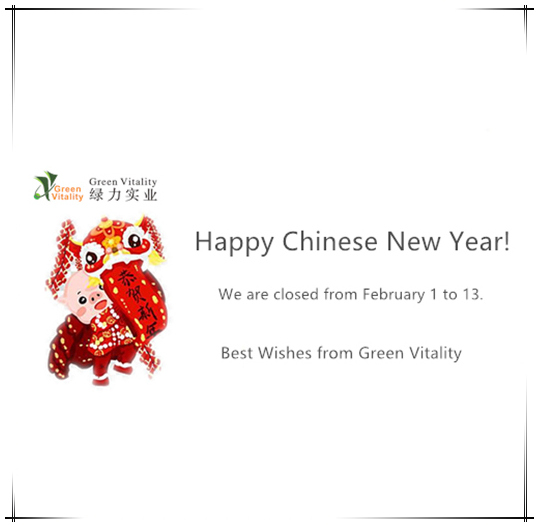 mouldworldservice ist vom 1. bis 13. Februar wegen des chinesischen Neujahrs geschlossen